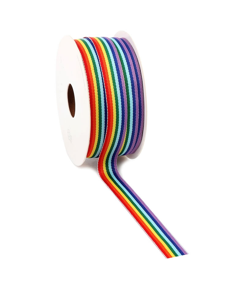 Cadeaulint regenboog 15 mm (15 meter)