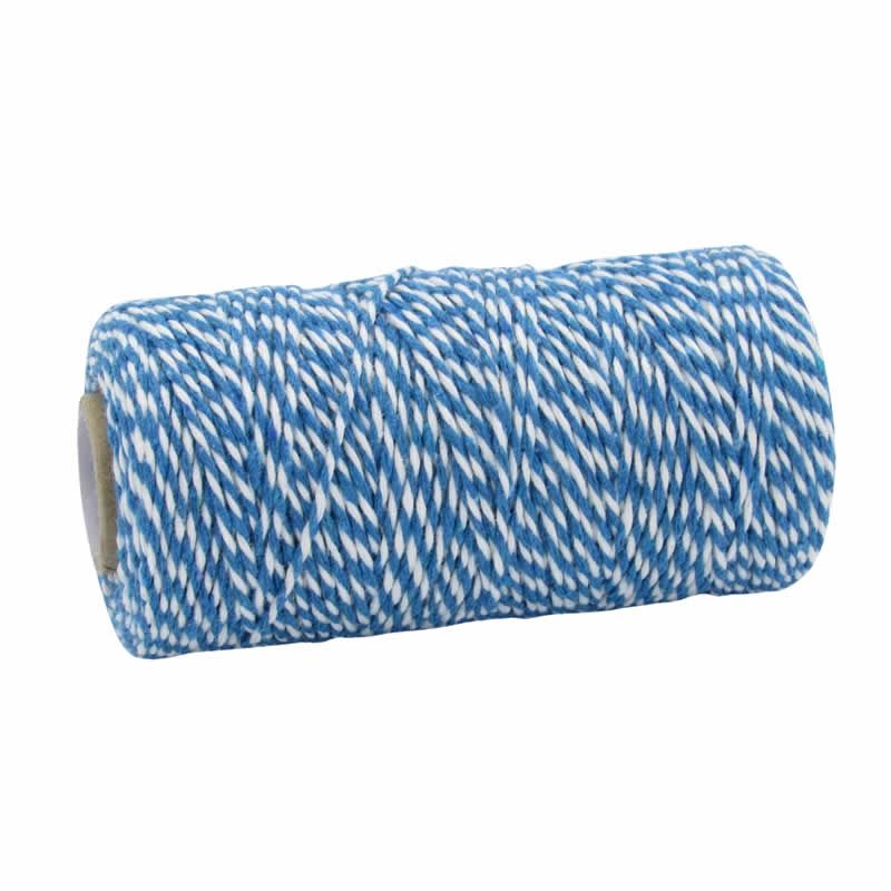 Twine koord katoen turquoise (1,5 mm x 100 meter)