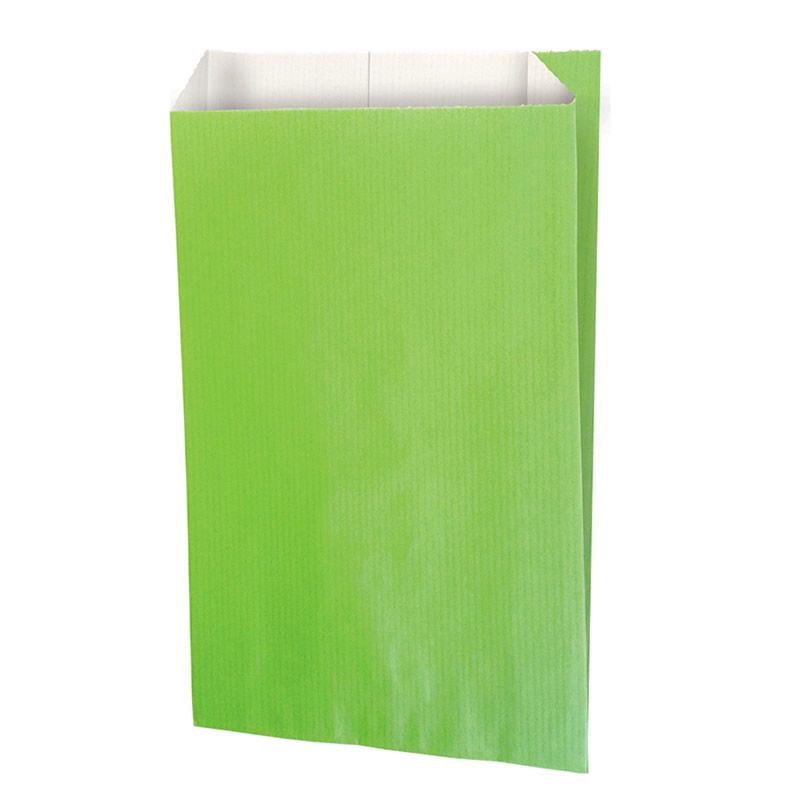 Kraft zakjes groen 12 x 20 + 4,5 cm (250 stuks)