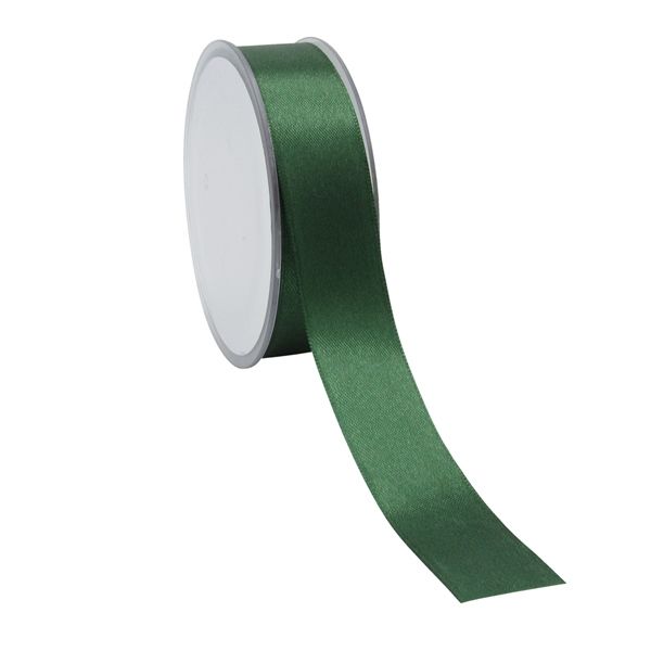 Satijnlint donkergroen 25 mm (25 meter)