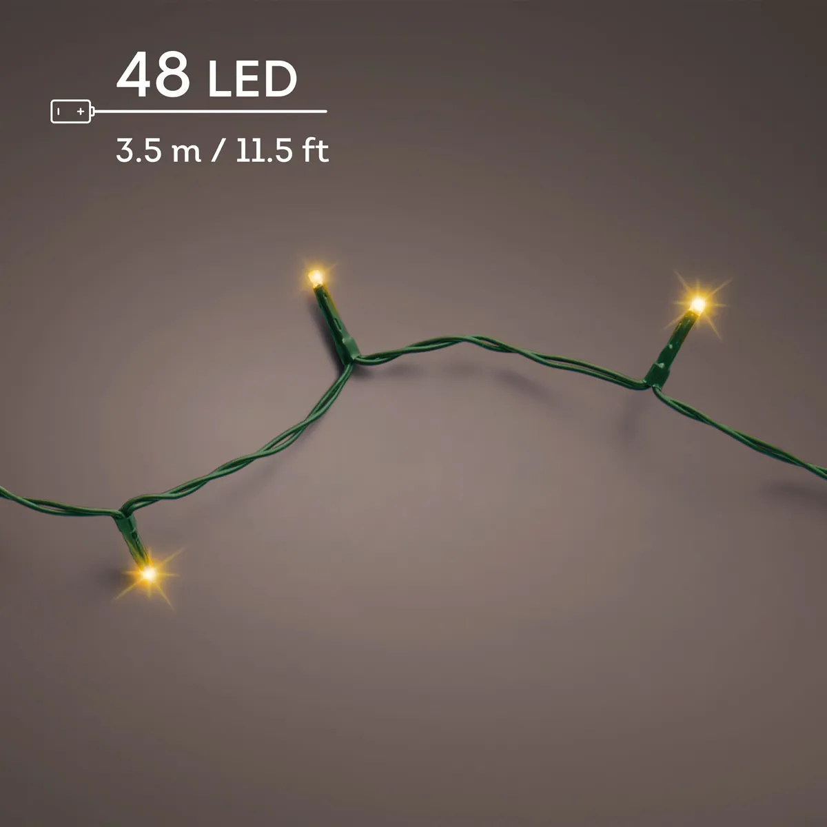 Kerstverlichting classic warm 48 LED (3,5 meter) Kerstverlichting classic warm 48 LED (3,5 meter)