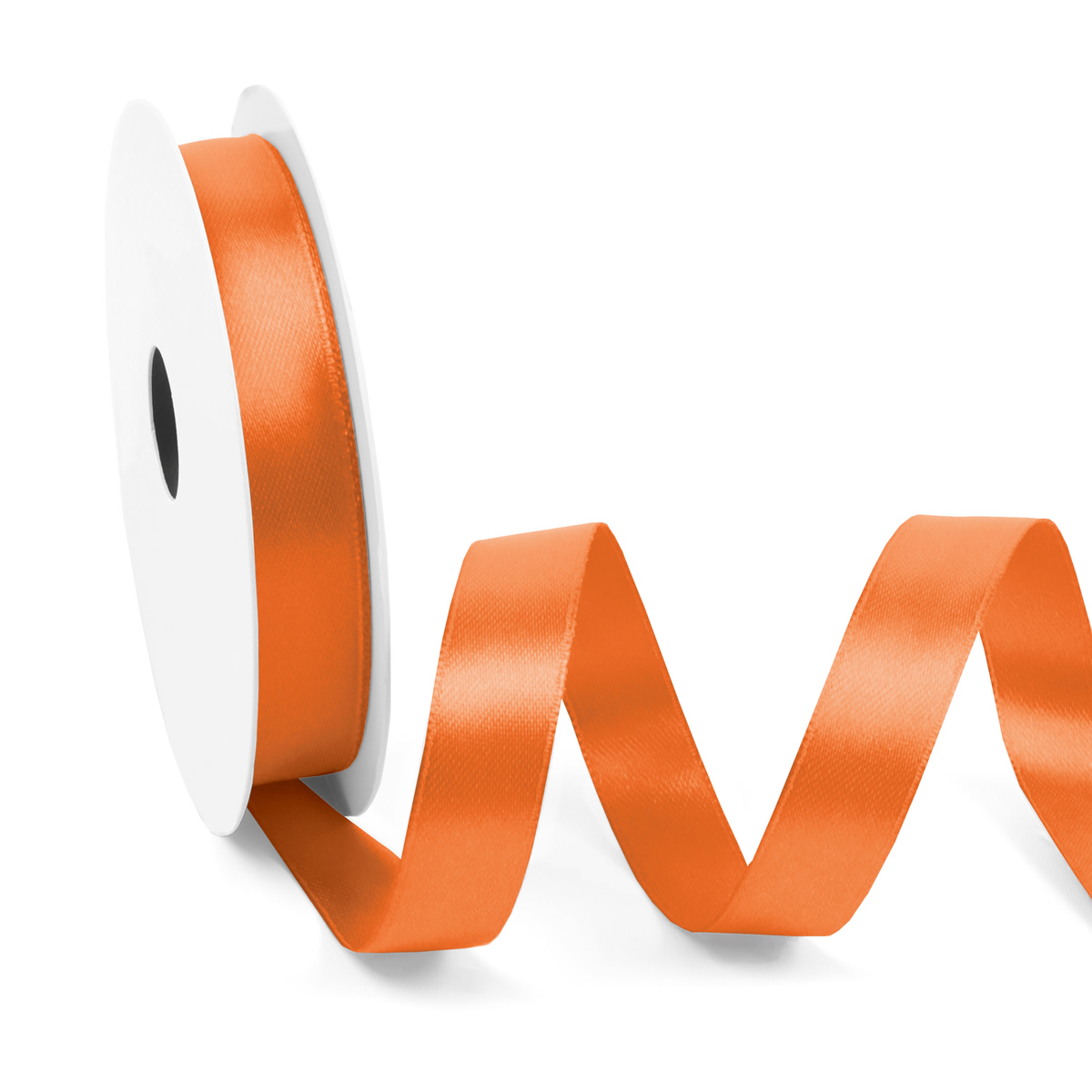 Satijnlint 15 mm oranje (25 meter)