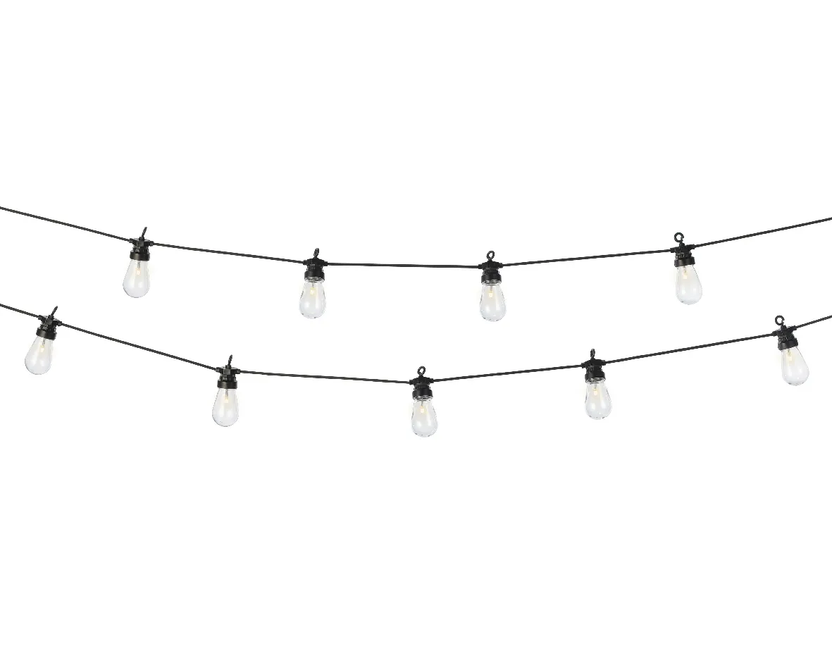 Party lights 20 led warm wit (9,5 meter) Party lights 20 led warm wit (9,5 meter)