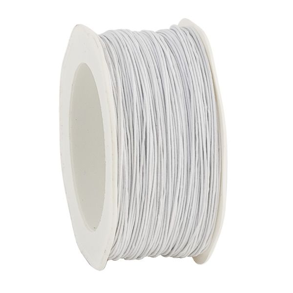 Decoratie draad wit 1 mm (100 meter)