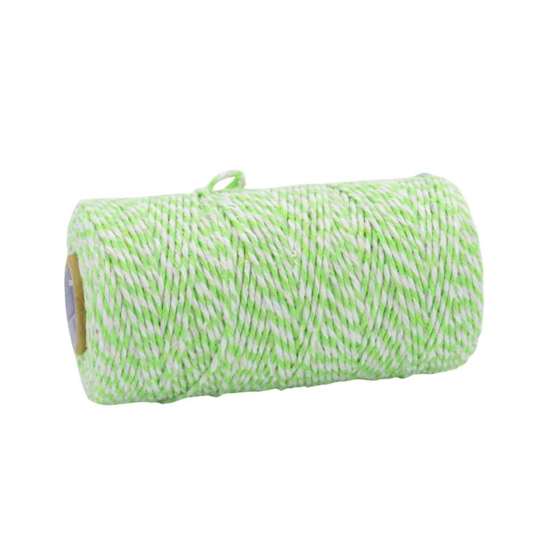 Twine koord katoen limegroen (1,5 mm x 100 meter)