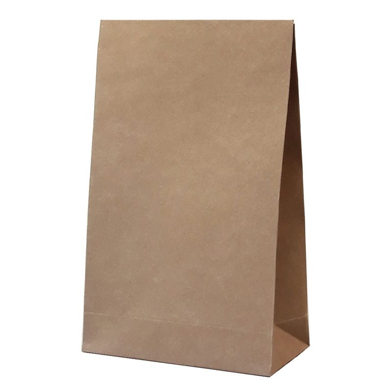 Giftbag gerecycled kraft bruin 10 x 15,7 x 4 cm (50 stuks)