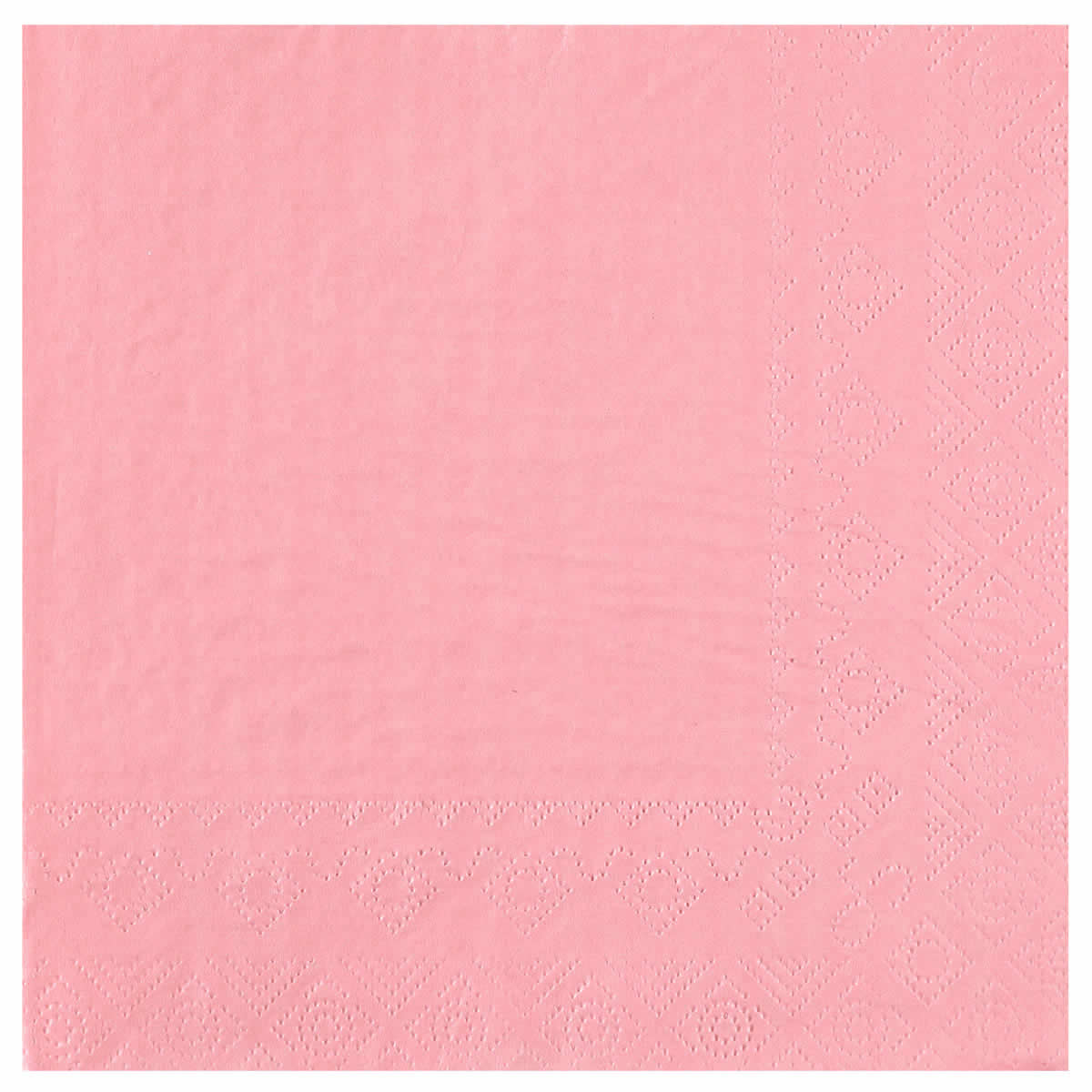 Servetten roze 16,5 x 16,5 cm (25 stuks)