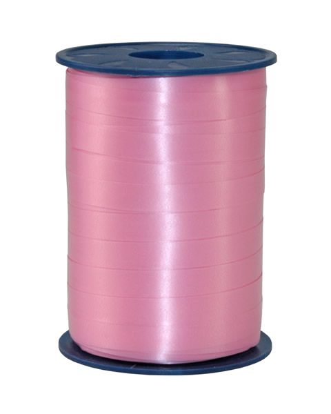 Krullint zacht roze 10 mm (250 meter)