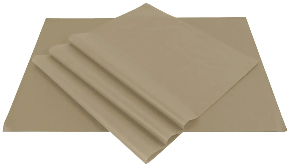Vloeipapier taupe 50 x 75 cm (480 vellen)