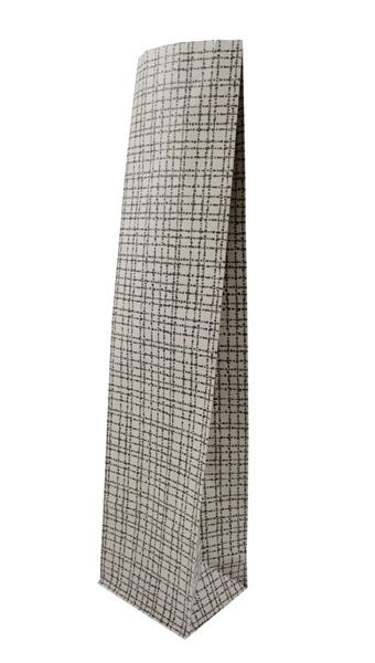 Wijnfleszakken labyrint taupe 10 x 41   8 cm (50 stuks)