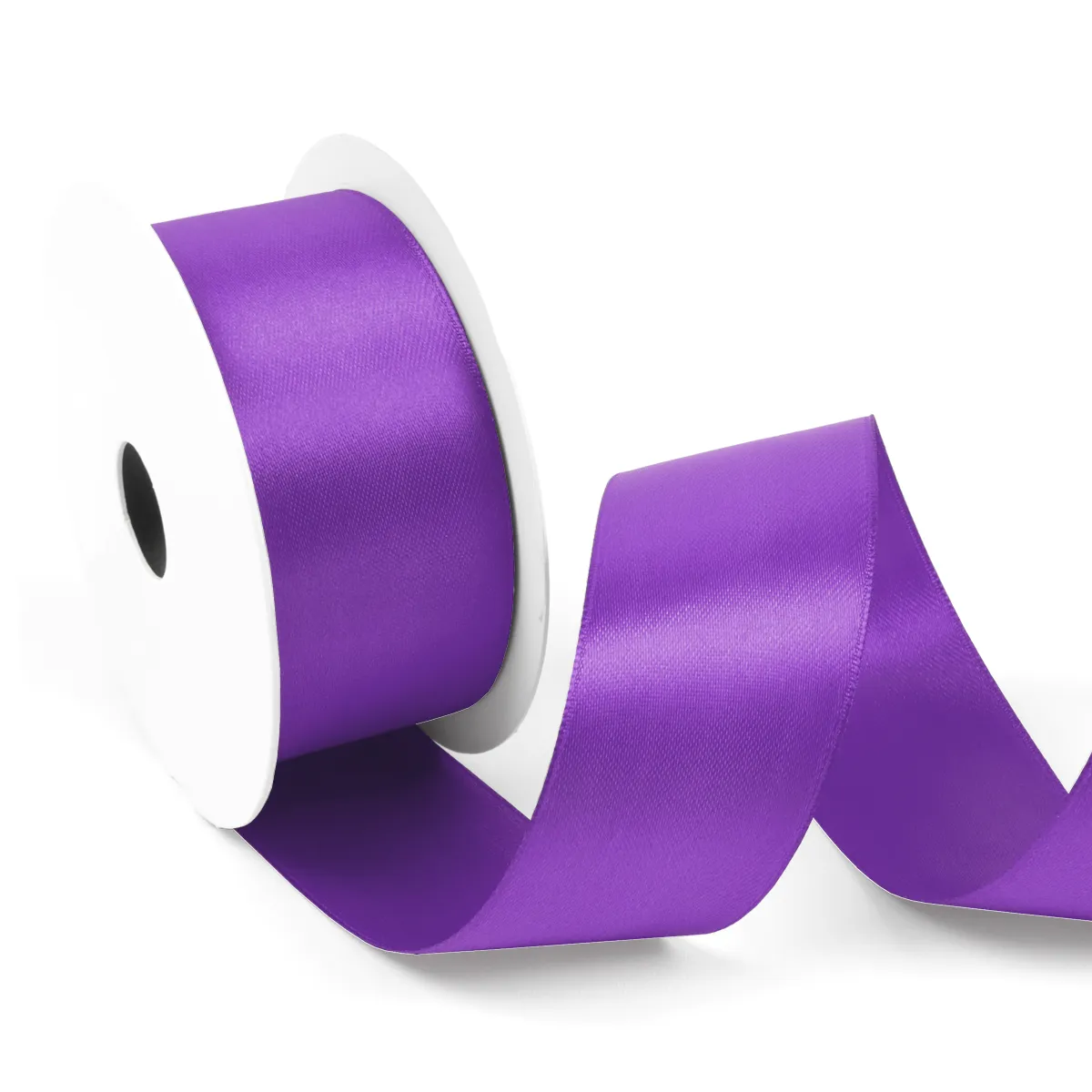 Satijnlint 38 mm paars (25 meter)