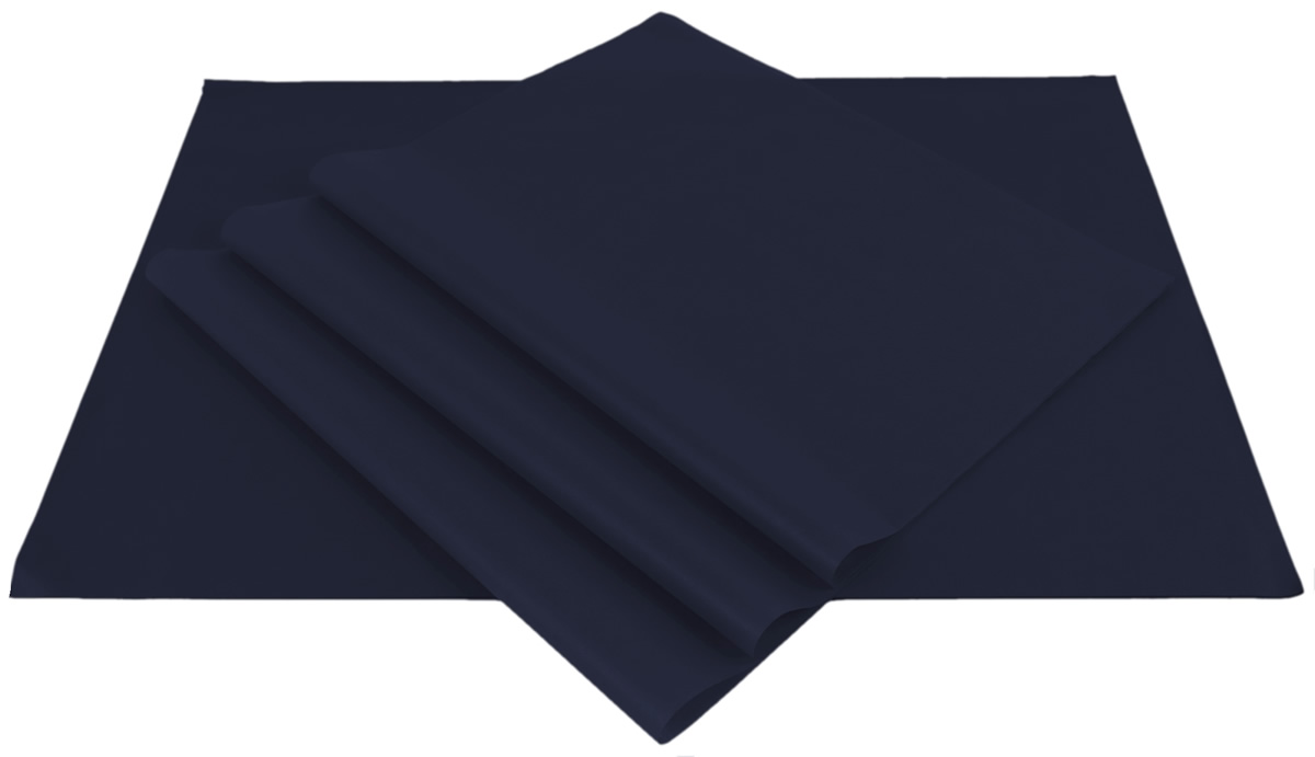 Vloeipapier donker blauw 50 x 70 cm (480 vellen)