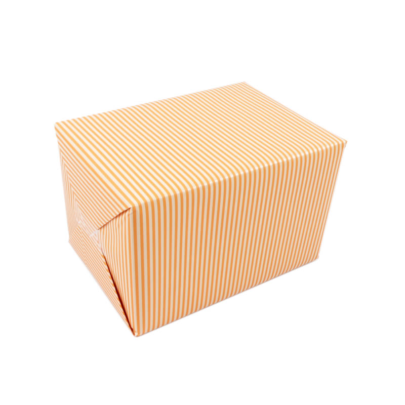 Inpakpapier miron oranje dubbelzijdig 30 cm (200 meter)