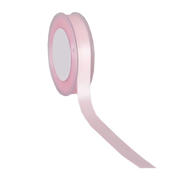 Satijnlint 15 mm roze (25 meter)