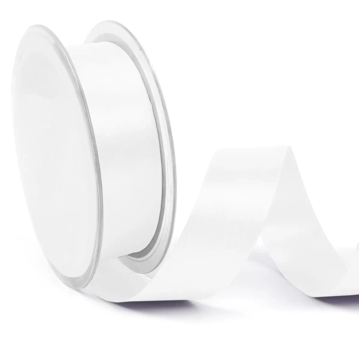 Satijnlint wit 25 mm (25 meter)