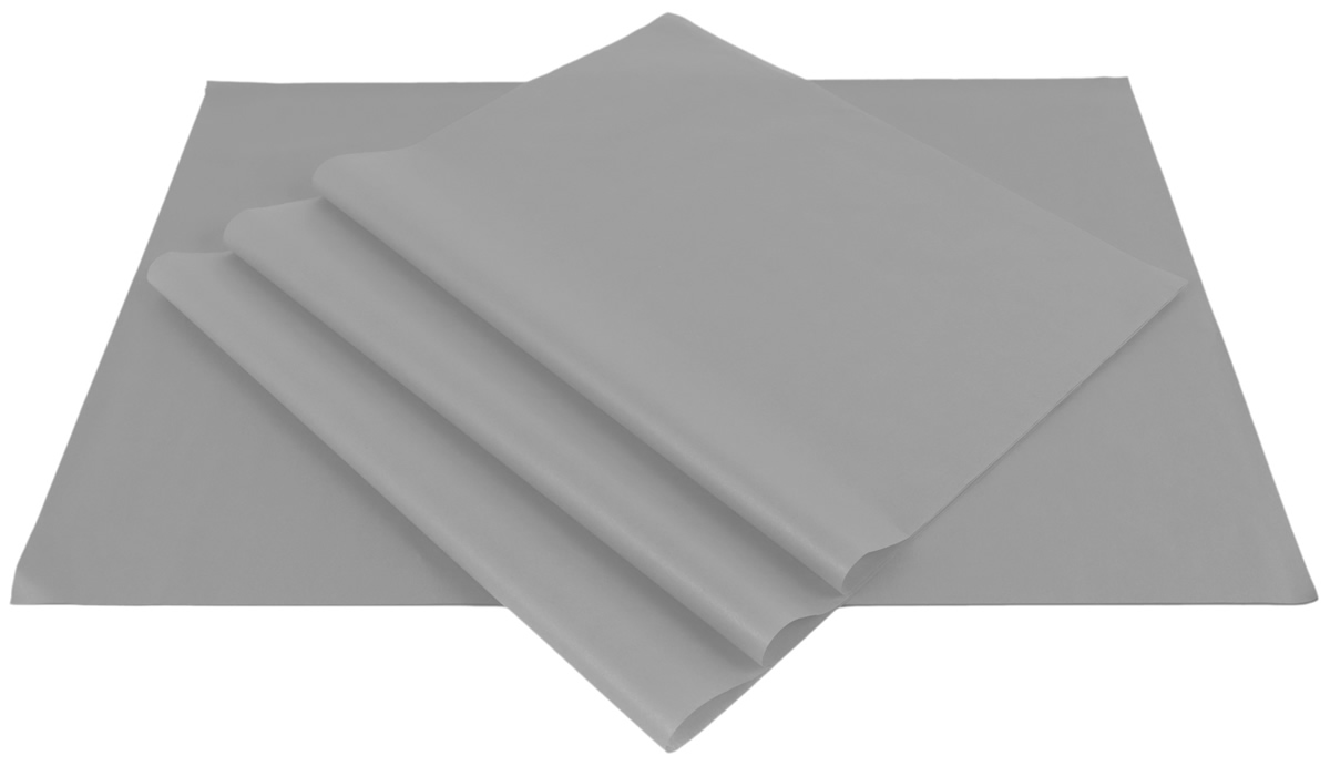 Vloeipapier grijs 50 x 70 cm (480 vellen)