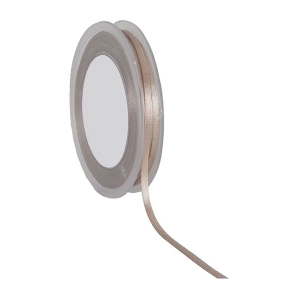 Satijnlint 3 mm taupe (50 meter)