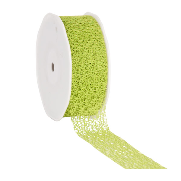 Honeycomb lint limegroen 38 mm (20 meter)