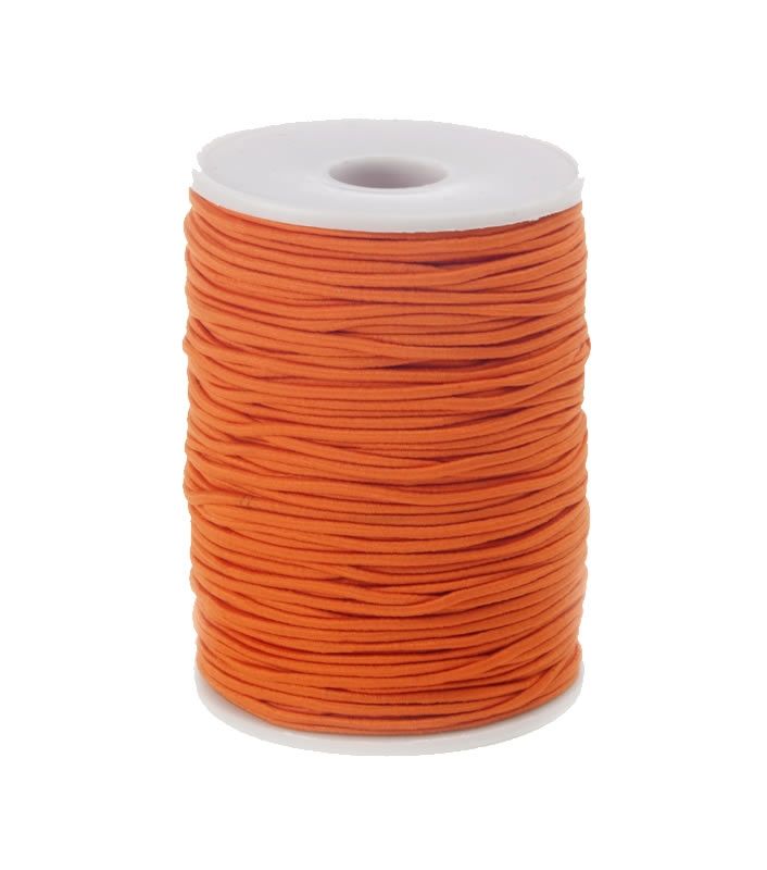 Elastiek koord oranje 2 mm (100 meter)