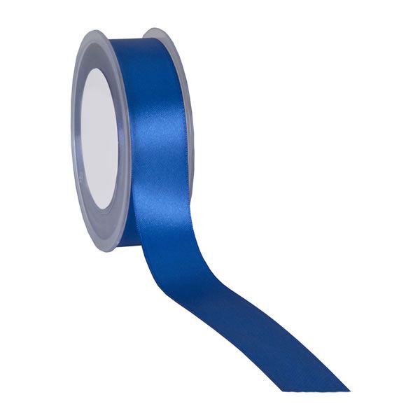 Satijnlint royal blauw 25 mm (25 meter)