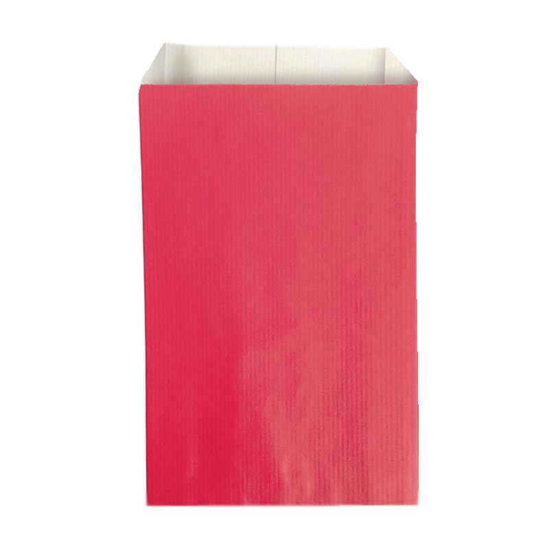 Kraft zakjes rood 7 x 12 cm (250 stuks)