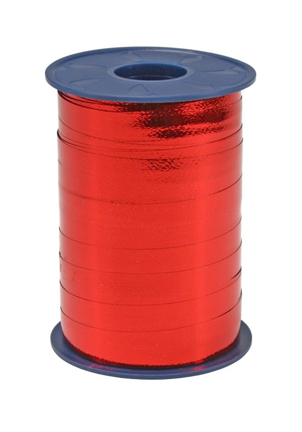 Krullint metallic rood 10 mm (250 meter)
