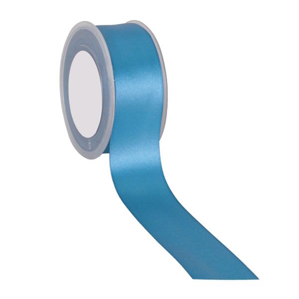 Satijnlint 38 mm turquoise (25 meter)