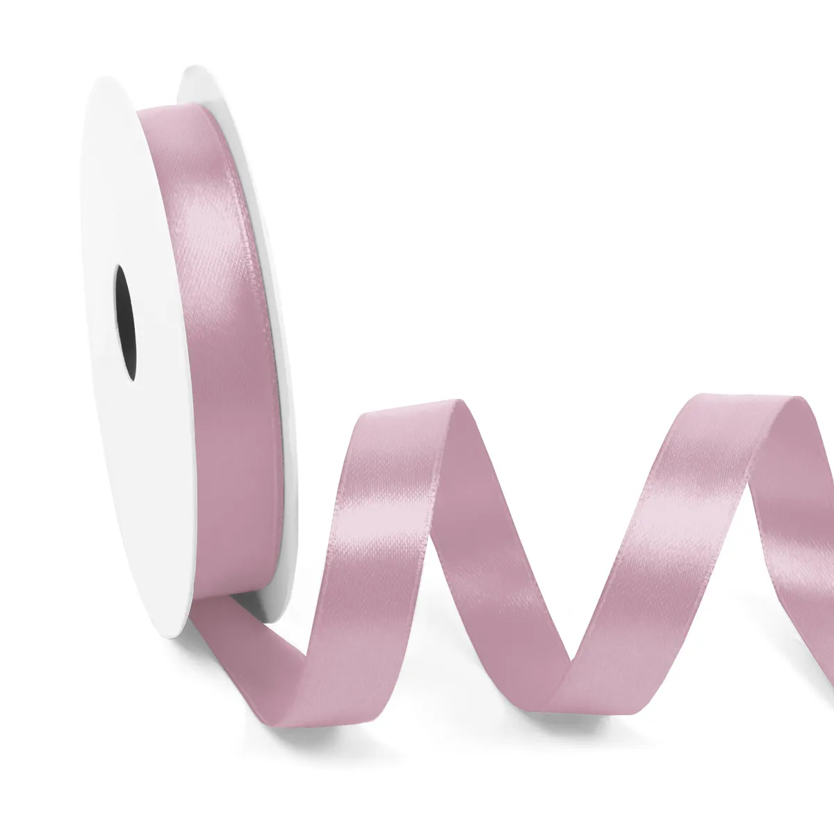 Satijnlint 15 mm oud roze (25 meter)