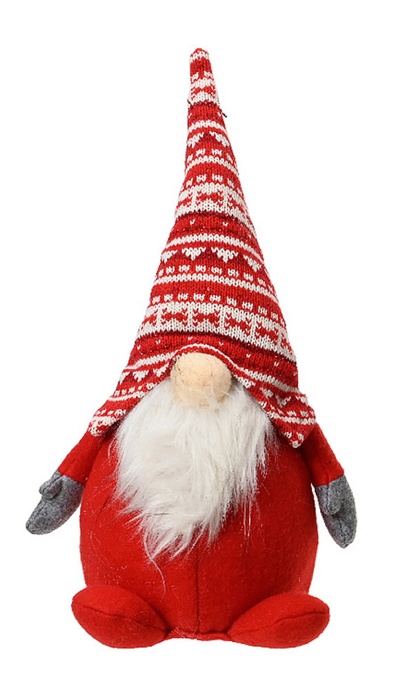 Gnome kerst rood 14 x 30 cm (1 stuk)