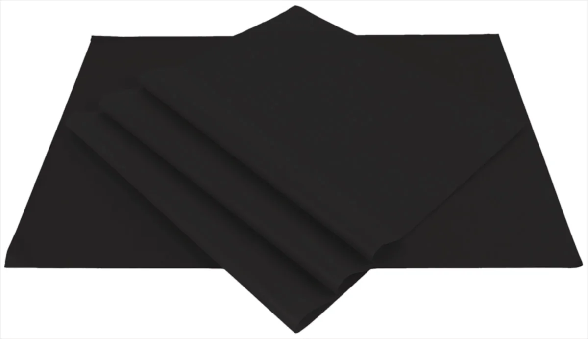 Vloeipapier zwart 25 x 37 cm (480 vellen) Vloeipapier zwart 25 x 37 cm (480 vellen)