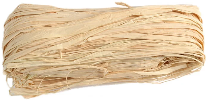 Natuurlijke raffia gebundeld XL (150 gram)