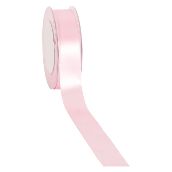 Satijnlint roze 25 mm (25 meter)