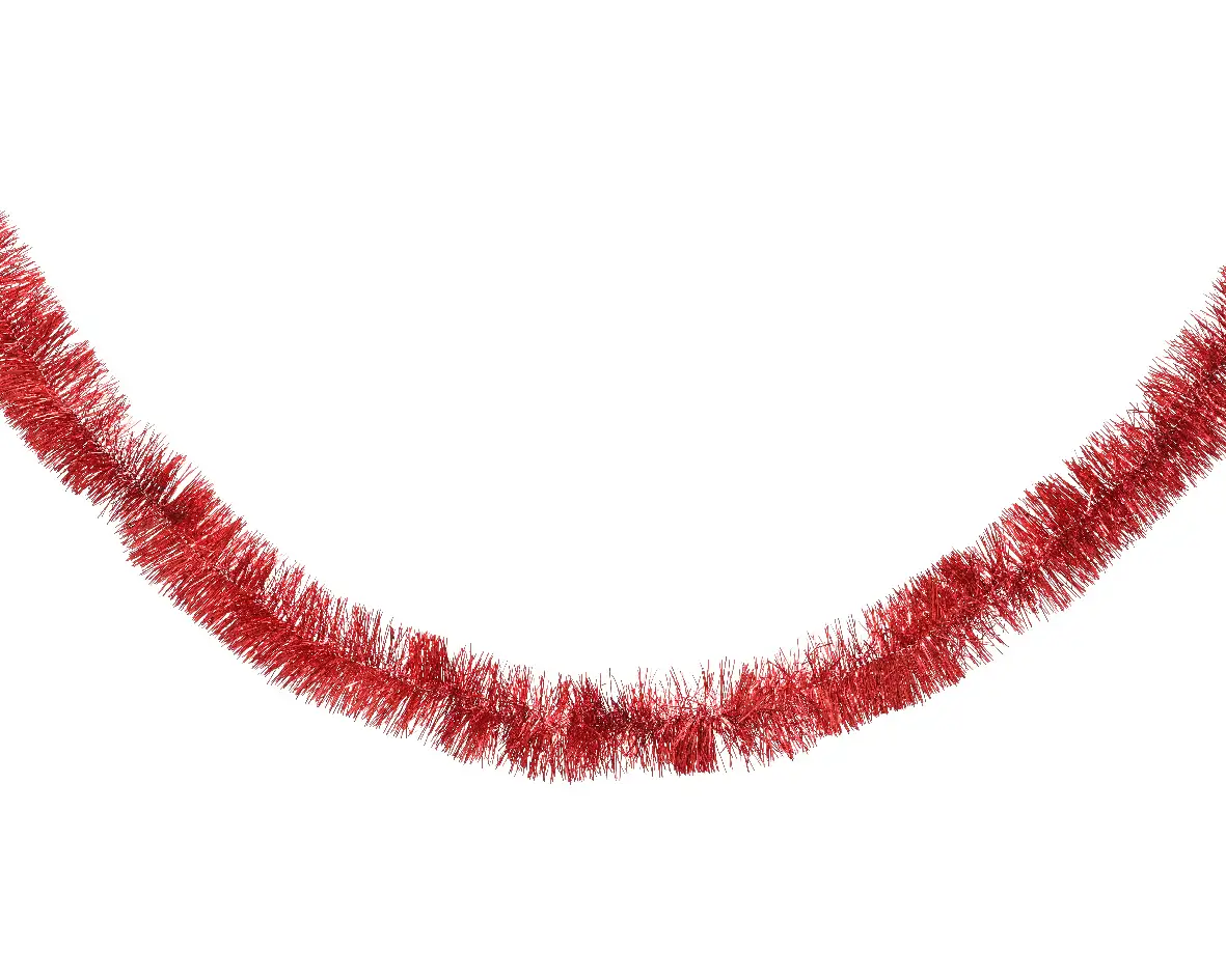 Guirlande rood 270 cm (1 stuk)