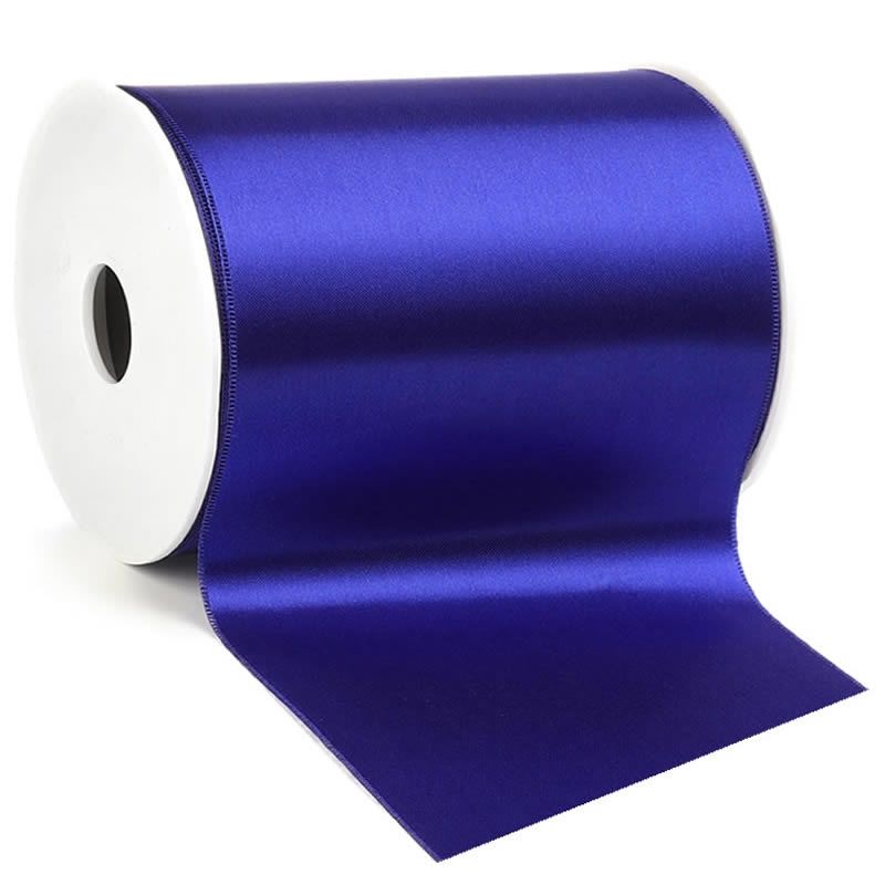Satijnlint 150 mm royal blauw (25 meter)
