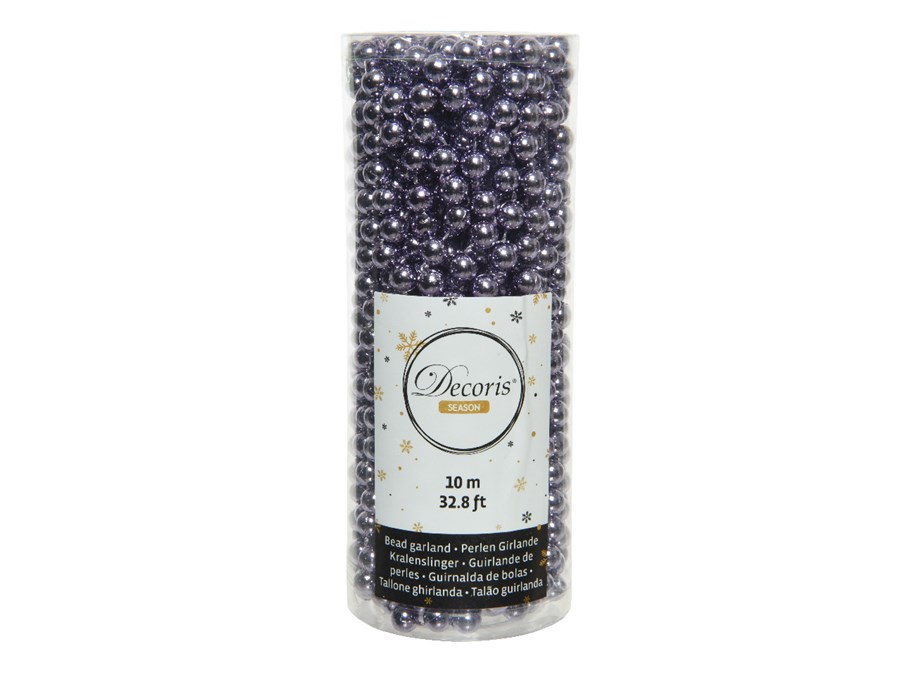 Kralenslinger metallic lila 8 mm (10 meter)