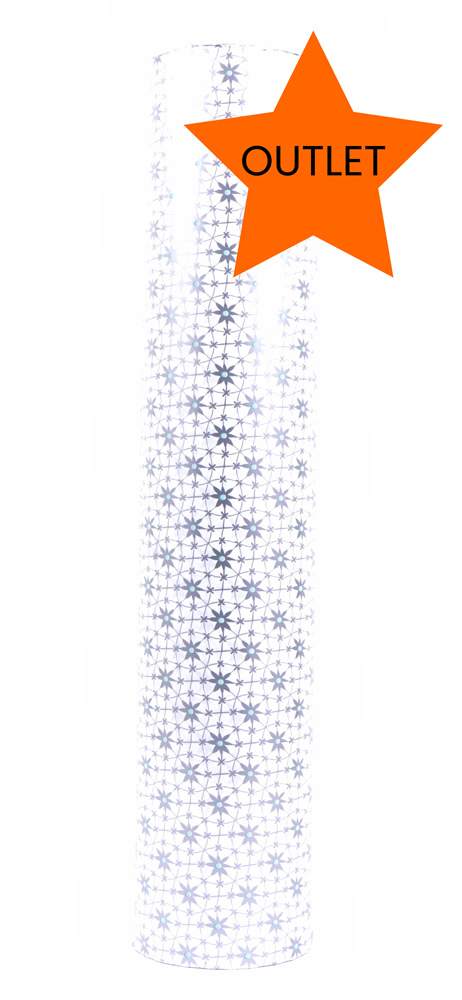 Inpakpapier edelweis wit 50 cm (100 meter)