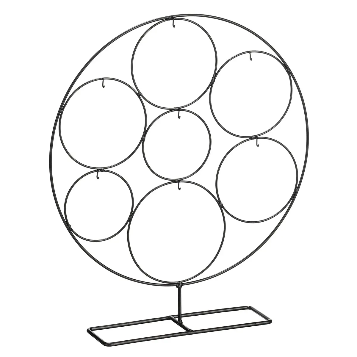 Kerstbalstandaard zwart rond metaal 38 x 43,5 cm (per stuk) Kerstbalstandaard zwart rond metaal 38 x 43,5 cm (per stuk)