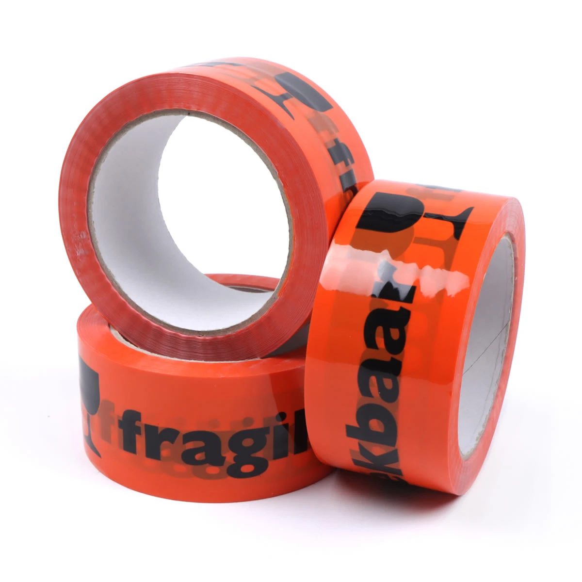 Breekbaar tape oranje 48 mm (66 meter)