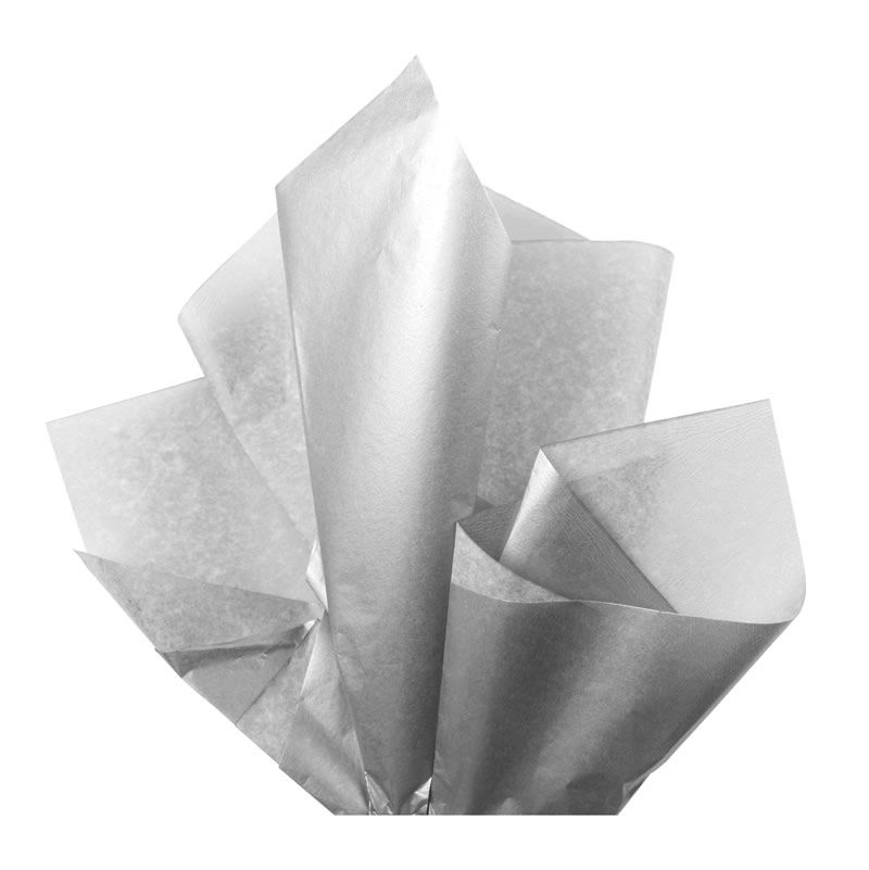 Vloeipapier zilver 50 x 70 cm (240 vellen)