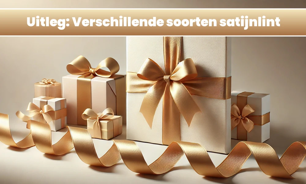 Uitleg: Verschillende soorten satijnlint