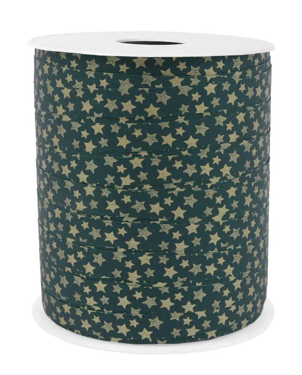 Krullint sterren groen goud 10 mm (250 meter)