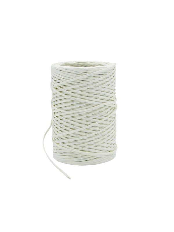 Paper cord wired creme 2 mm (50 meter)