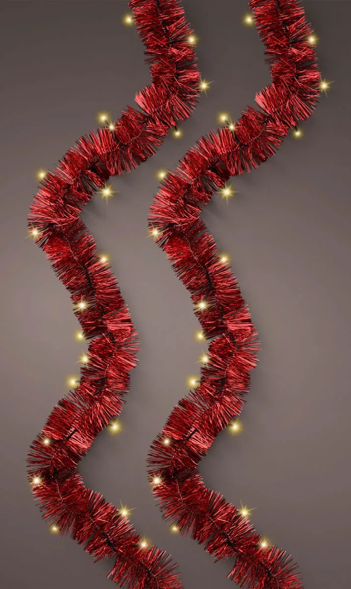 Guirlande rood met 60 LED (3 meter)