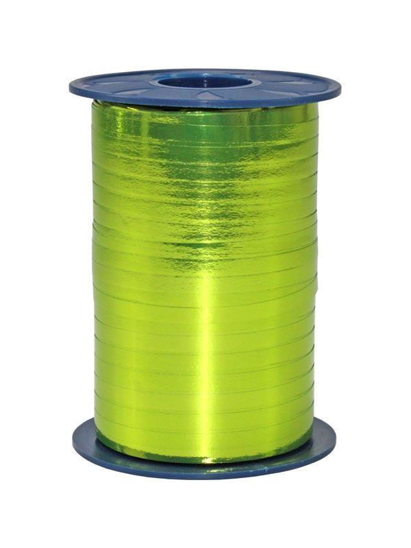 Krullint metallic limegroen 5 mm (400 meter)