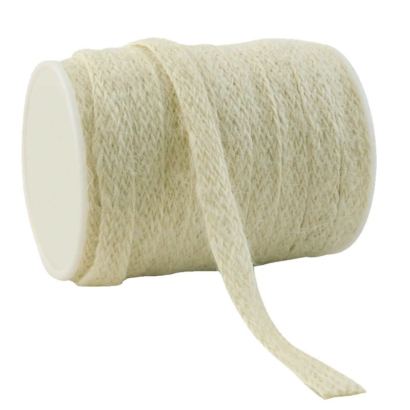 Jute lint creme 10 mm (20 meter)