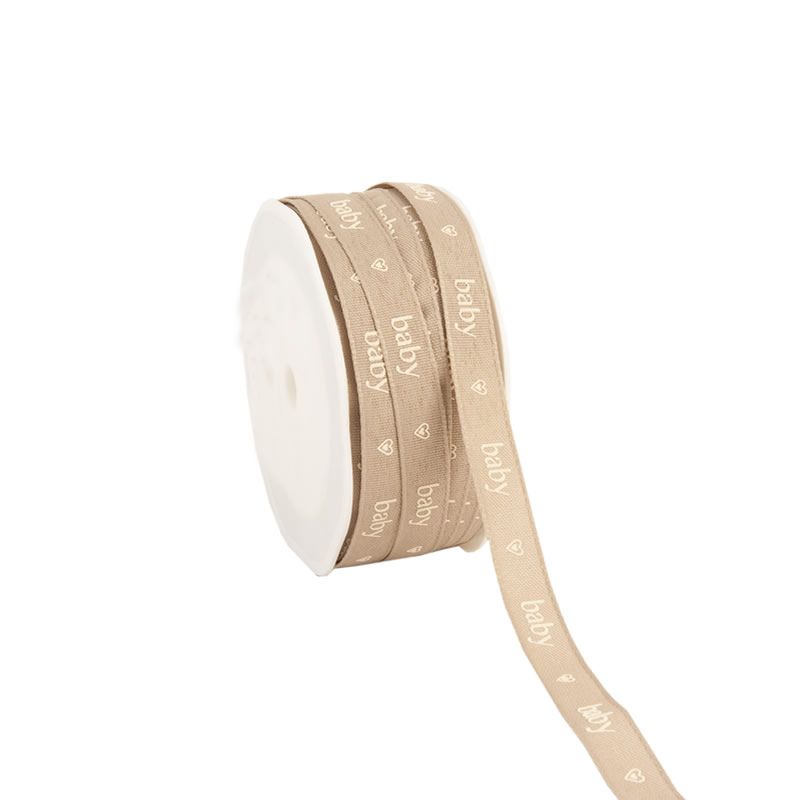 Cadeaulint  Sweet Baby  taupe 12 mm (20 meter)