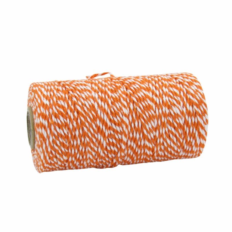 Twine koord katoen oranje (1,5 mm x 100 meter)