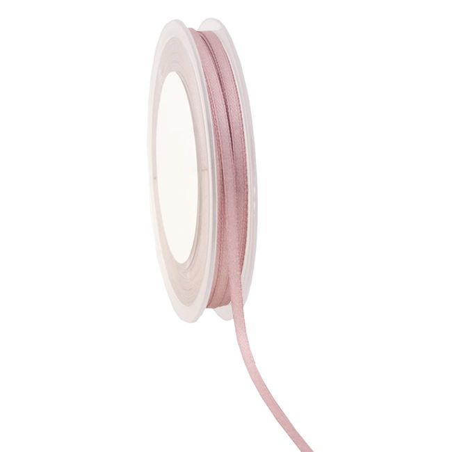 Satijnlint 3 mm oud roze (50 meter)