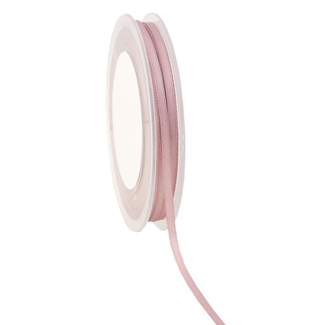 Satijnlint 3 mm oud roze (50 meter)