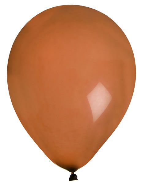 Ballonnen bruin 23 cm (8 stuks)